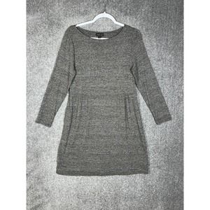 Gray Long Sleeve Dress